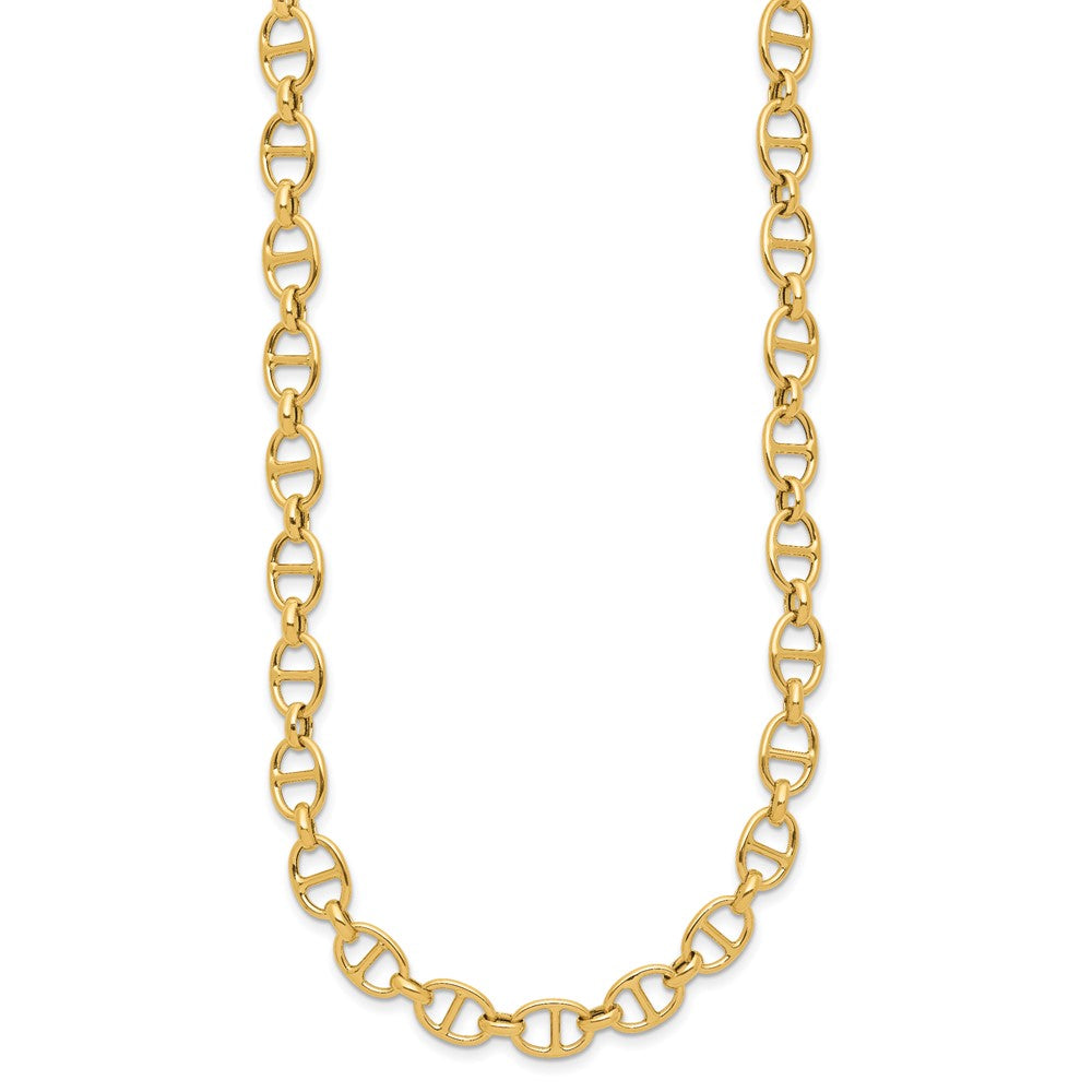 14K Gelbgold Poliert Fantasieglieder Halskette