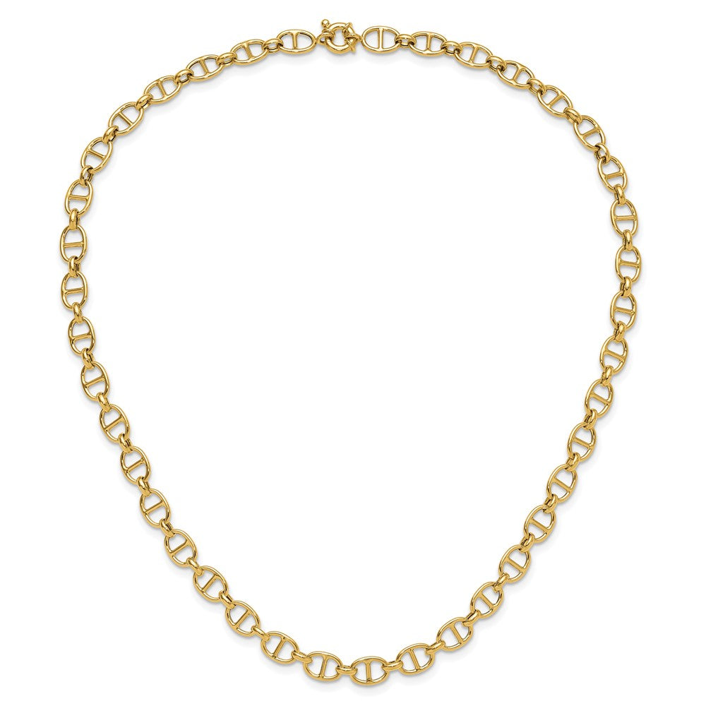 14K Gelbgold Poliert Fantasieglieder Halskette