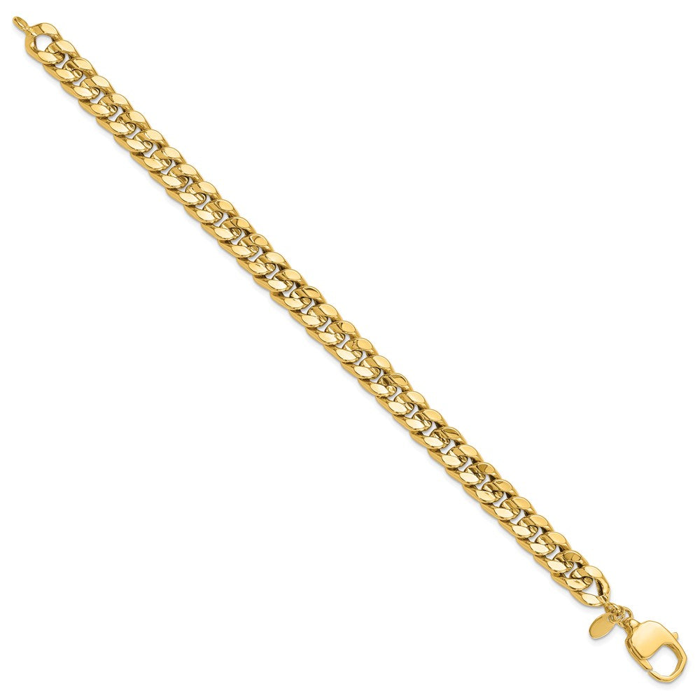 14K Gelbgold Poliert Panzer Herren Armband