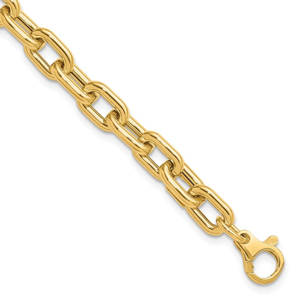 14K Gelbgold Poliert Fantasieglieder Armband