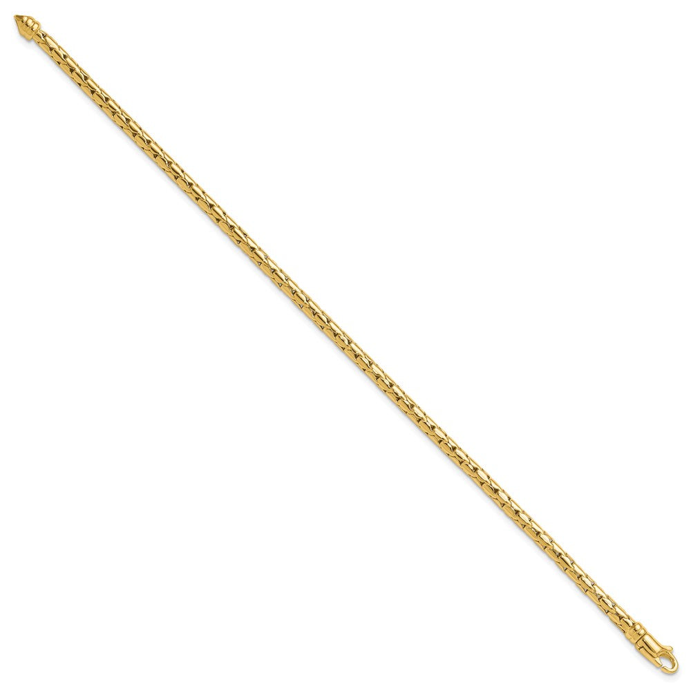 14K Gelbgold Poliert Fantasie Armband