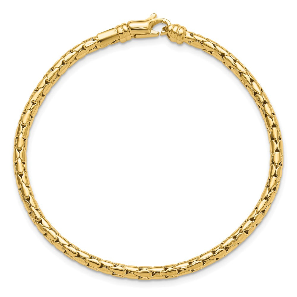 14K Gelbgold Poliert Fantasie Armband