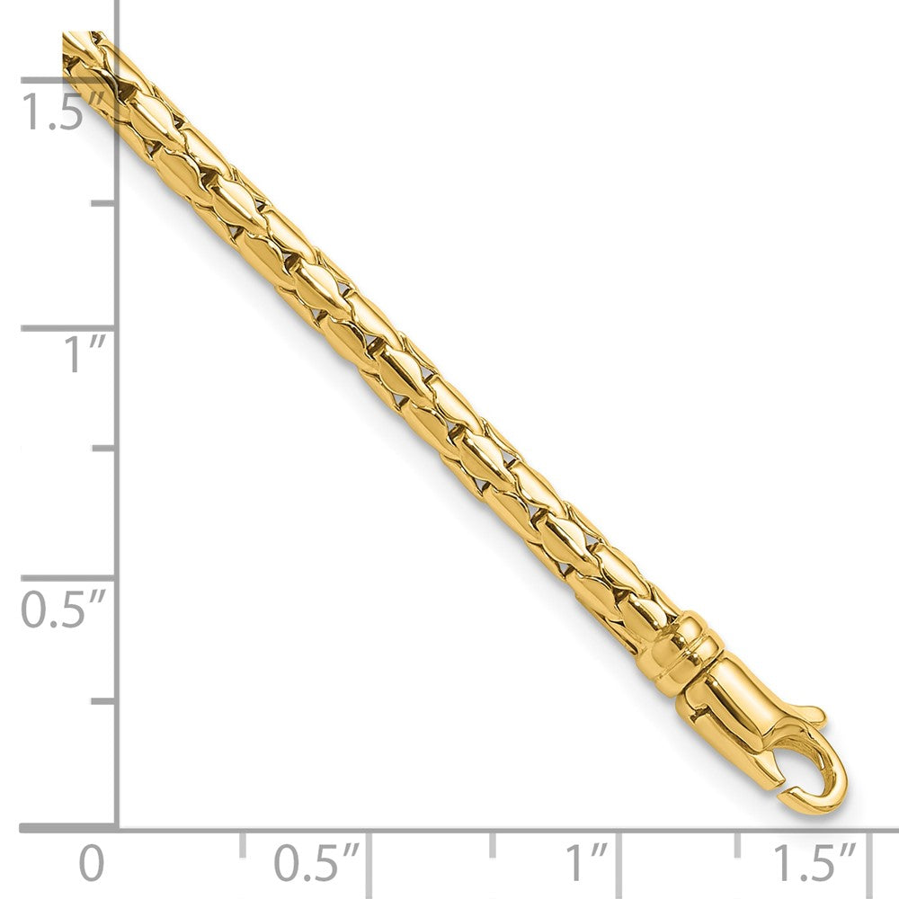 14K Gelbgold Poliert Fantasie Armband
