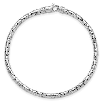 14K Weißgold Poliert Fantasie Armband
