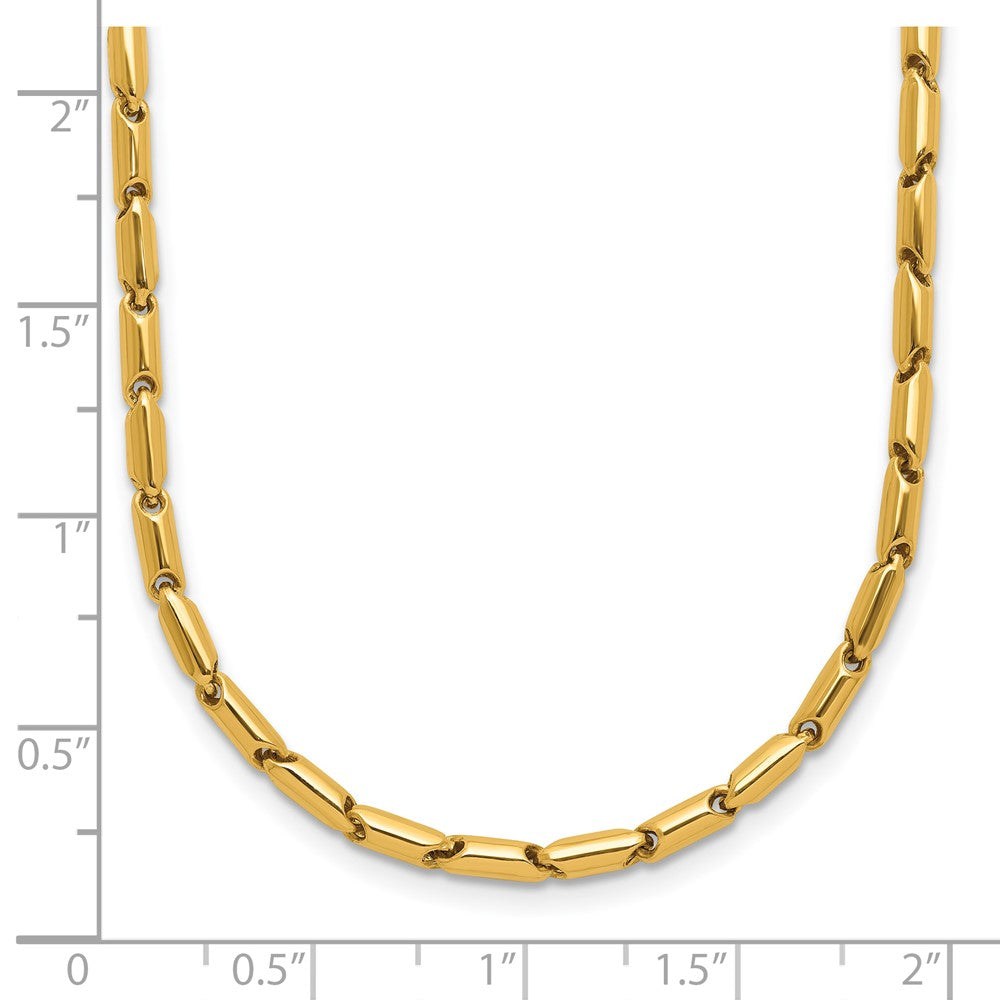 14K Gelbgold Poliert Fantasieglieder Halskette