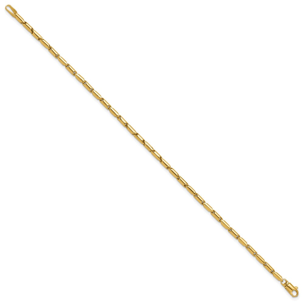 14K Gelbgold Poliert Fantasieglieder Armband