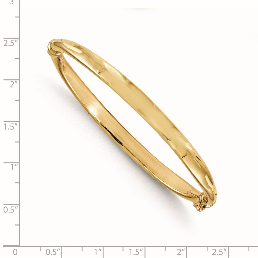 14K Gelbgold Poliert Klappbar Armreif