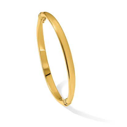 14K Gelbgold Poliert Klappbar Armreif