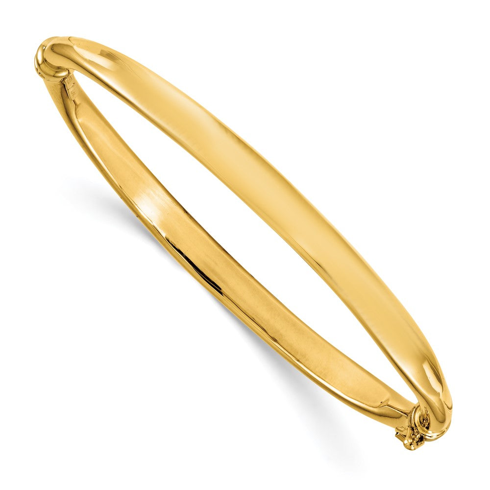 14K Gelbgold Poliert Klappbar Armreif