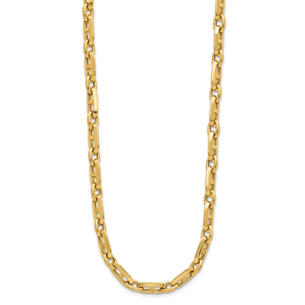 14K Gelbgold Poliert Fantasieglieder Halskette
