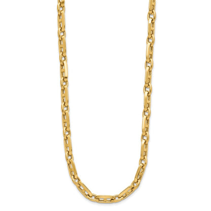 14K Gelbgold Poliert Fantasieglieder Halskette