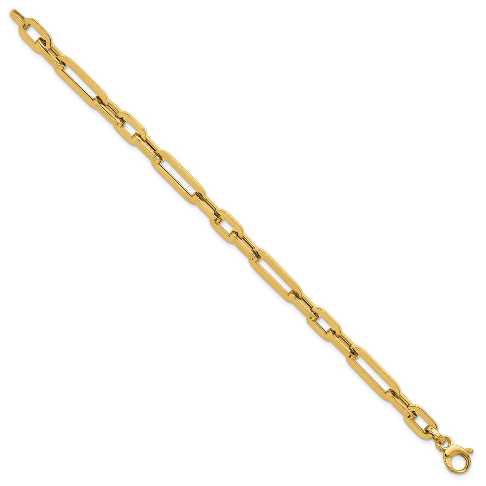 14K Gelbgold Poliert Fantasieglieder Armband