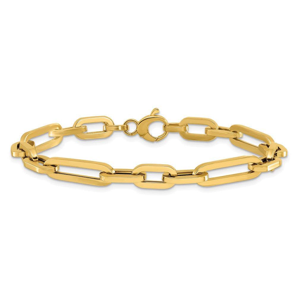 14K Gelbgold Poliert Fantasieglieder Armband