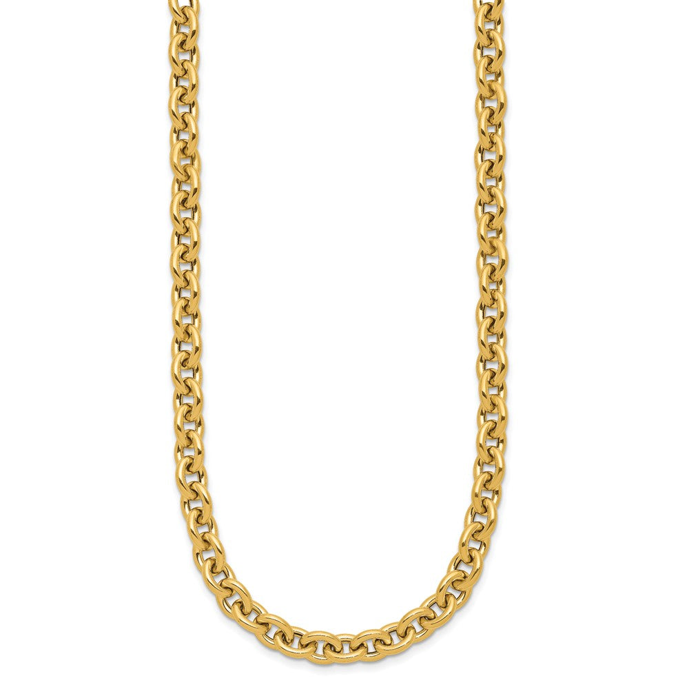 14K Gelbgold Poliert Fantasieglieder Halskette