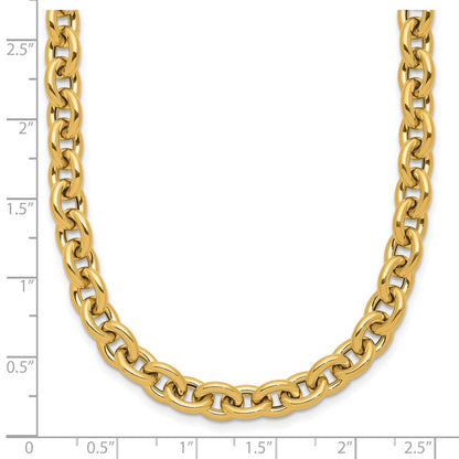 14K Gelbgold Poliert Fantasieglieder Halskette