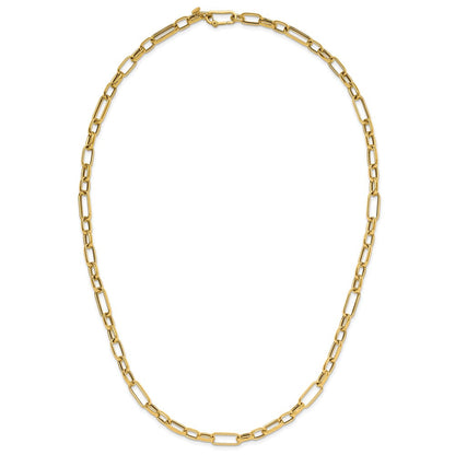 14K Gelbgold Poliert Fantasieglieder Halskette