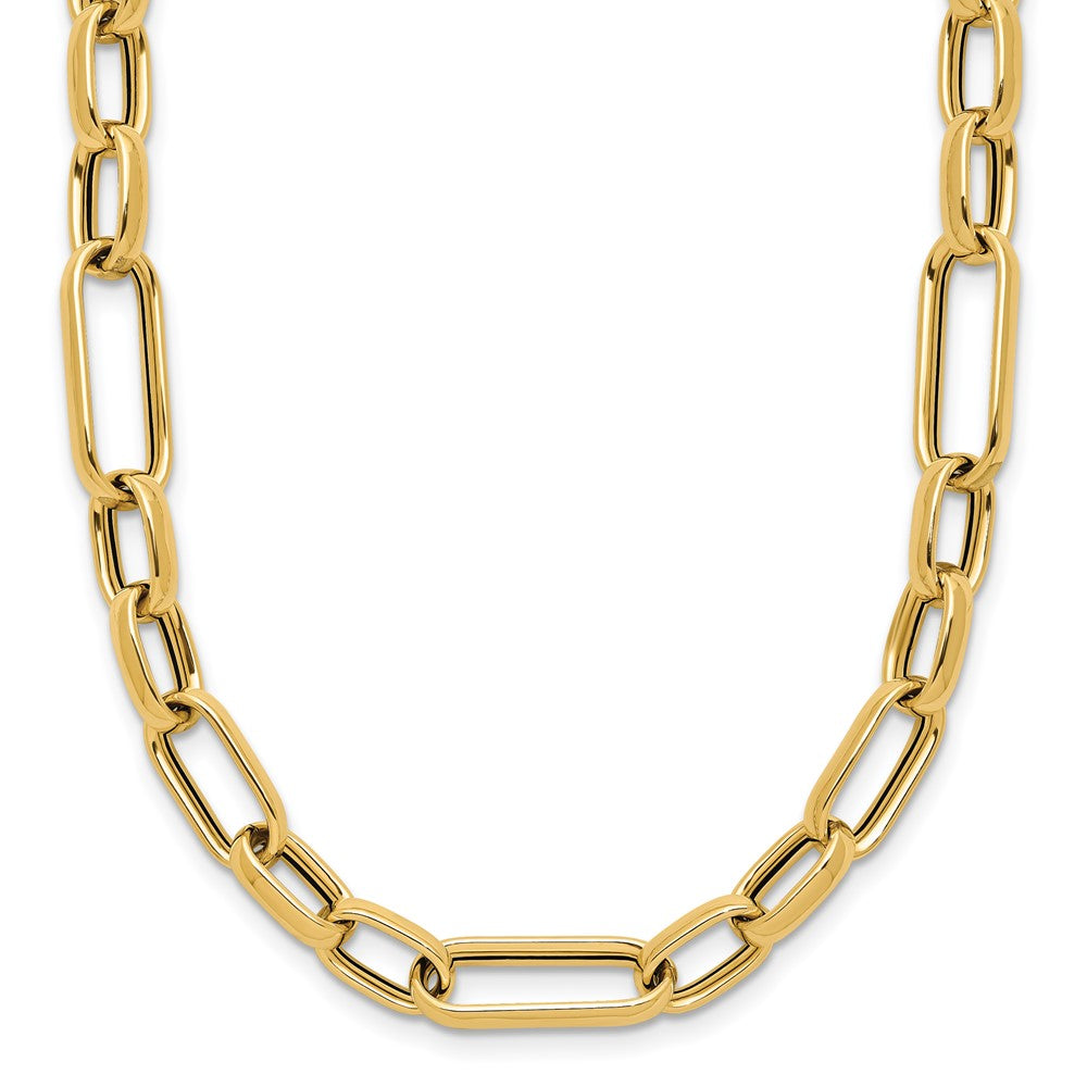14K Gelbgold Poliert Fantasieglieder Halskette