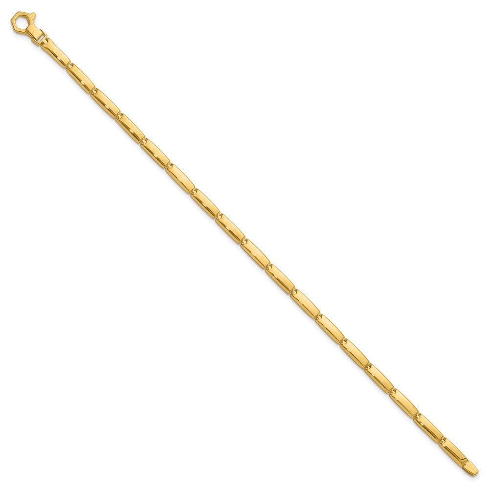 14K Gelbgold Poliert Fantasieglieder Armband