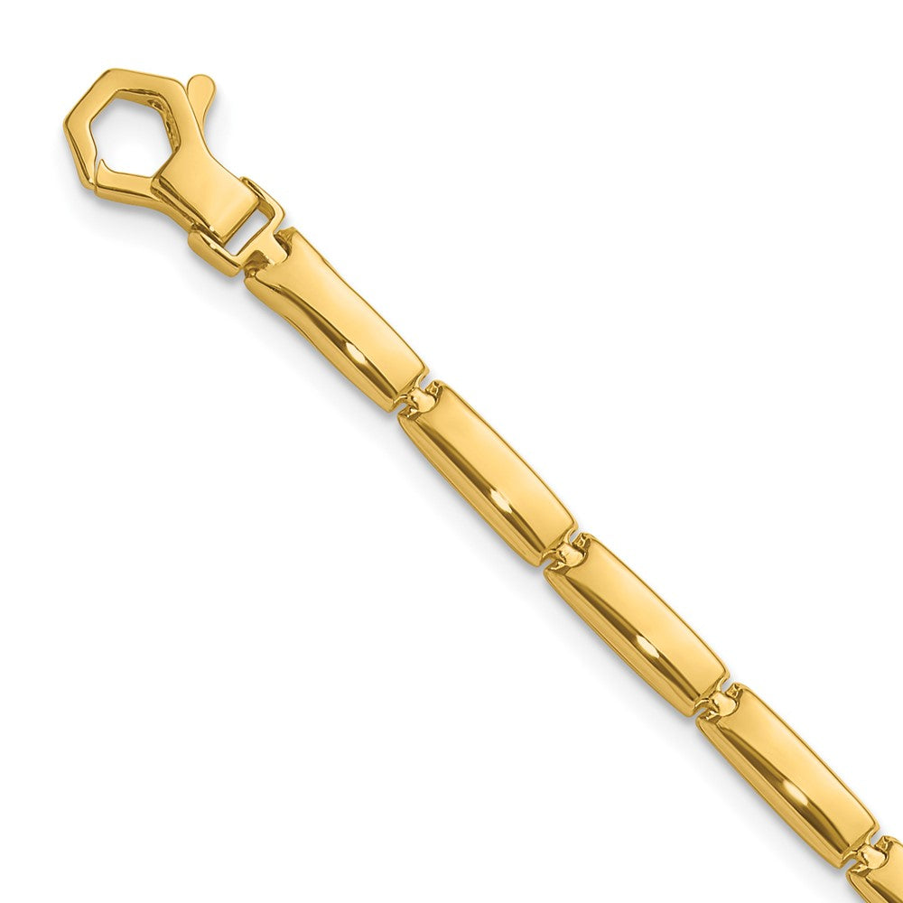 14K Gelbgold Poliert Fantasieglieder Armband