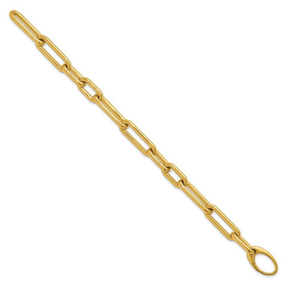 14K Gelbgold Poliert Glieder Armband
