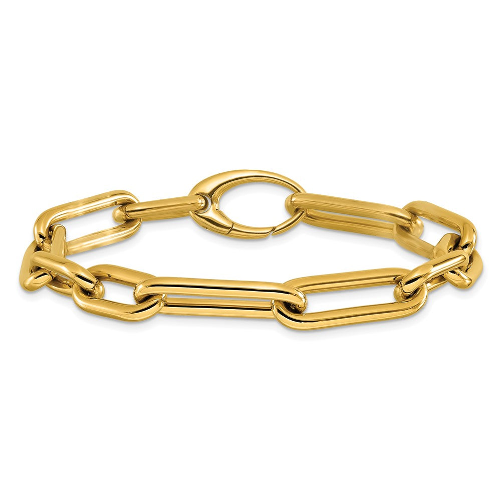14K Gelbgold Poliert Glieder Armband