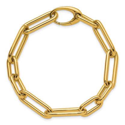 14K Gelbgold Poliert Glieder Armband