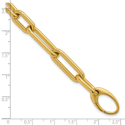 14K Gelbgold Poliert Glieder Armband