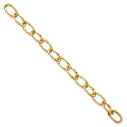 14K Gelbgold Poliert Glieder Armband