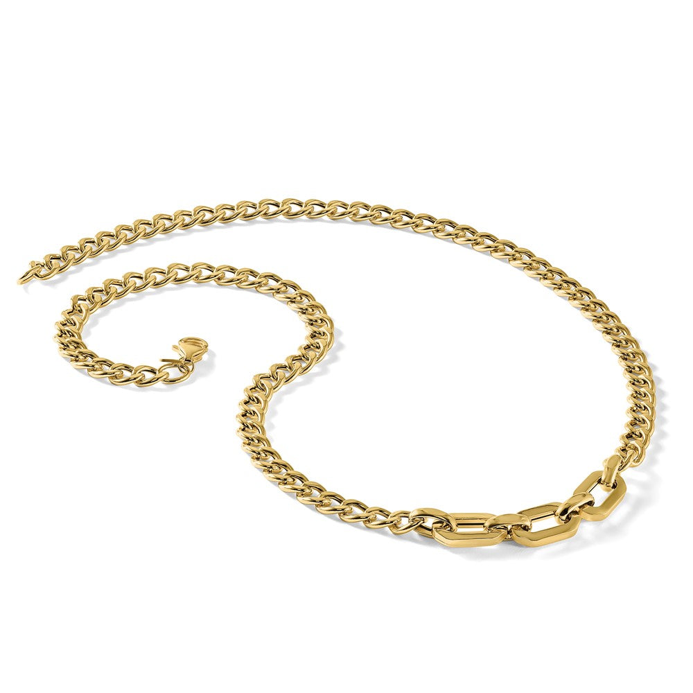 14K Gelbgold Poliert Fantasieglieder Halskette