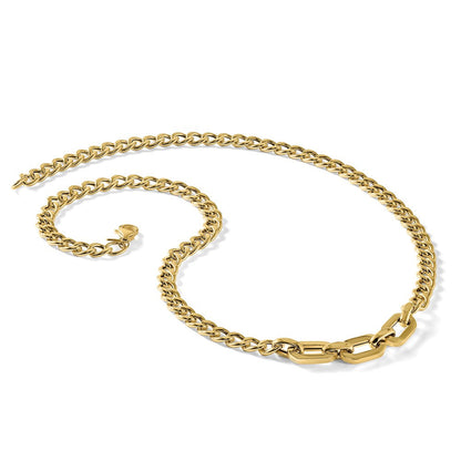 14K Gelbgold Poliert Fantasieglieder Halskette
