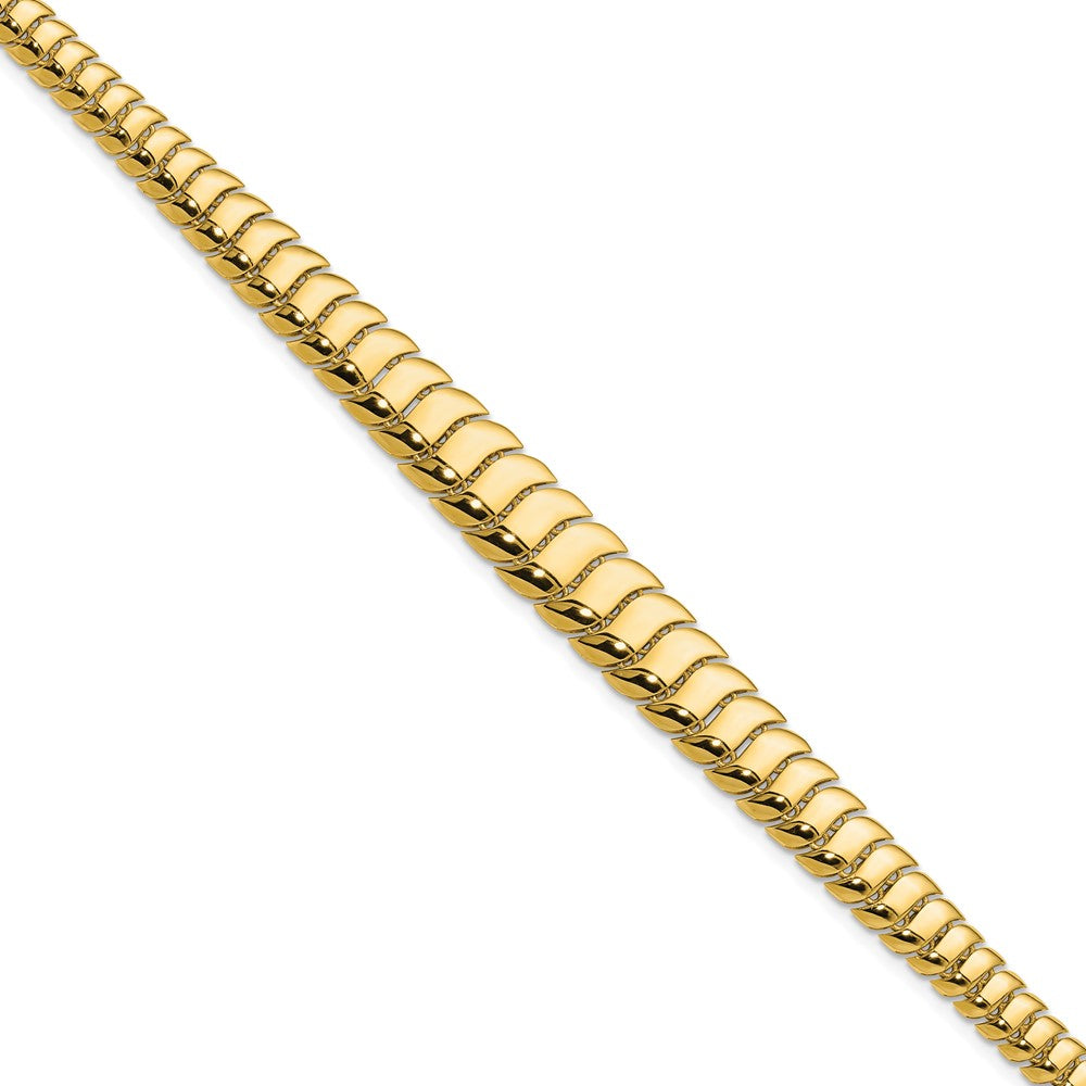14K Gelbgold Poliert Fantasie Abgestuft Armband