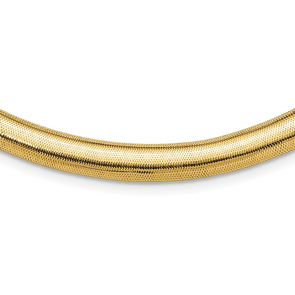 14K Gelbgold Poliert Abgestuft Dehnbar Halskette