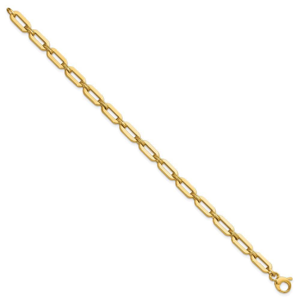 14K Gelbgold Poliert Fantasieglieder Armband