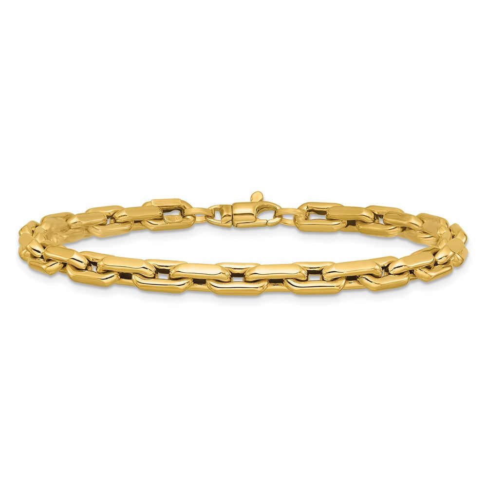 14K Gelbgold Poliert Fantasieglieder Armband