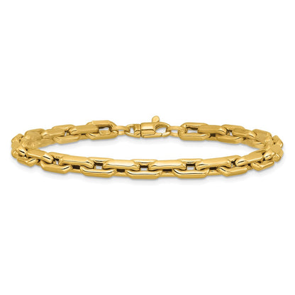 14K Gelbgold Poliert Fantasieglieder Armband