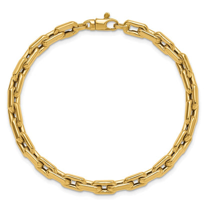 14K Gelbgold Poliert Fantasieglieder Armband