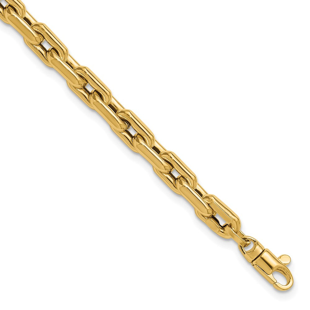 14K Gelbgold Poliert Fantasieglieder Armband