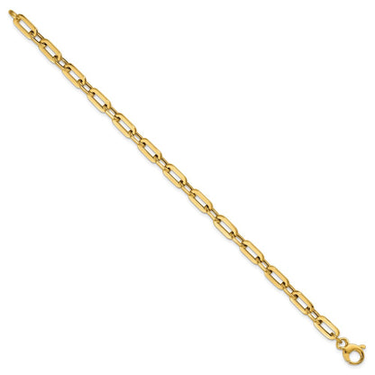 14K Gelbgold Poliert Fantasieglieder Armband