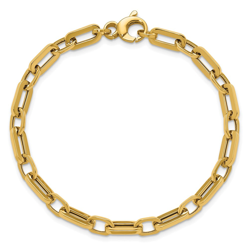 14K Gelbgold Poliert Fantasieglieder Armband