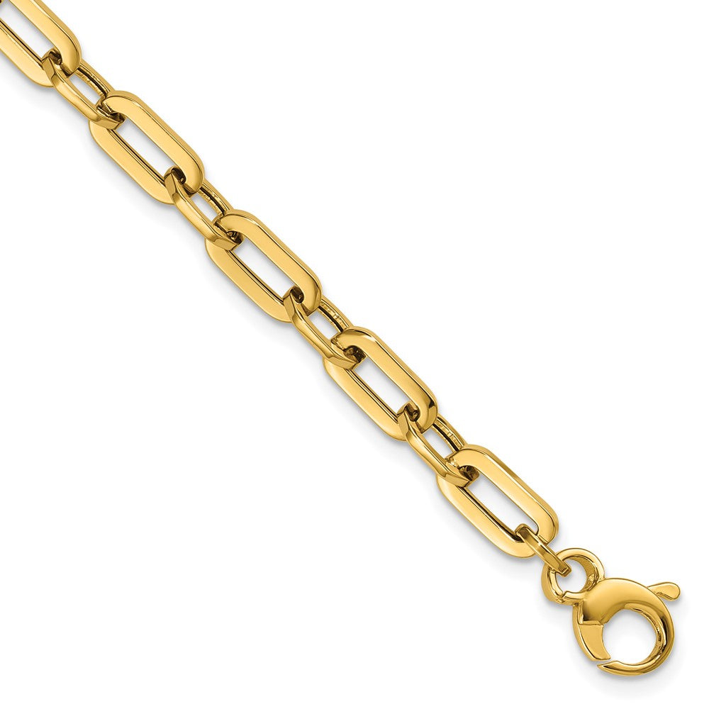 14K Gelbgold Poliert Fantasieglieder Armband