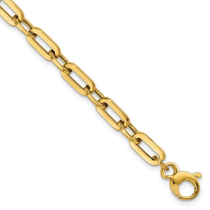 14K Gelbgold Poliert Fantasieglieder Armband