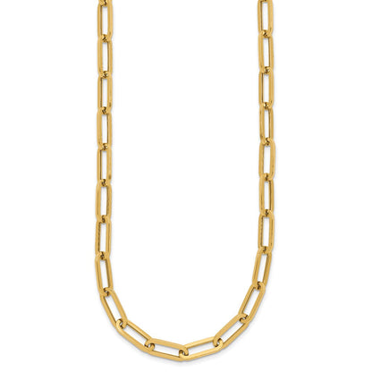 14K Gelbgold Poliert Fantasieglieder Halskette