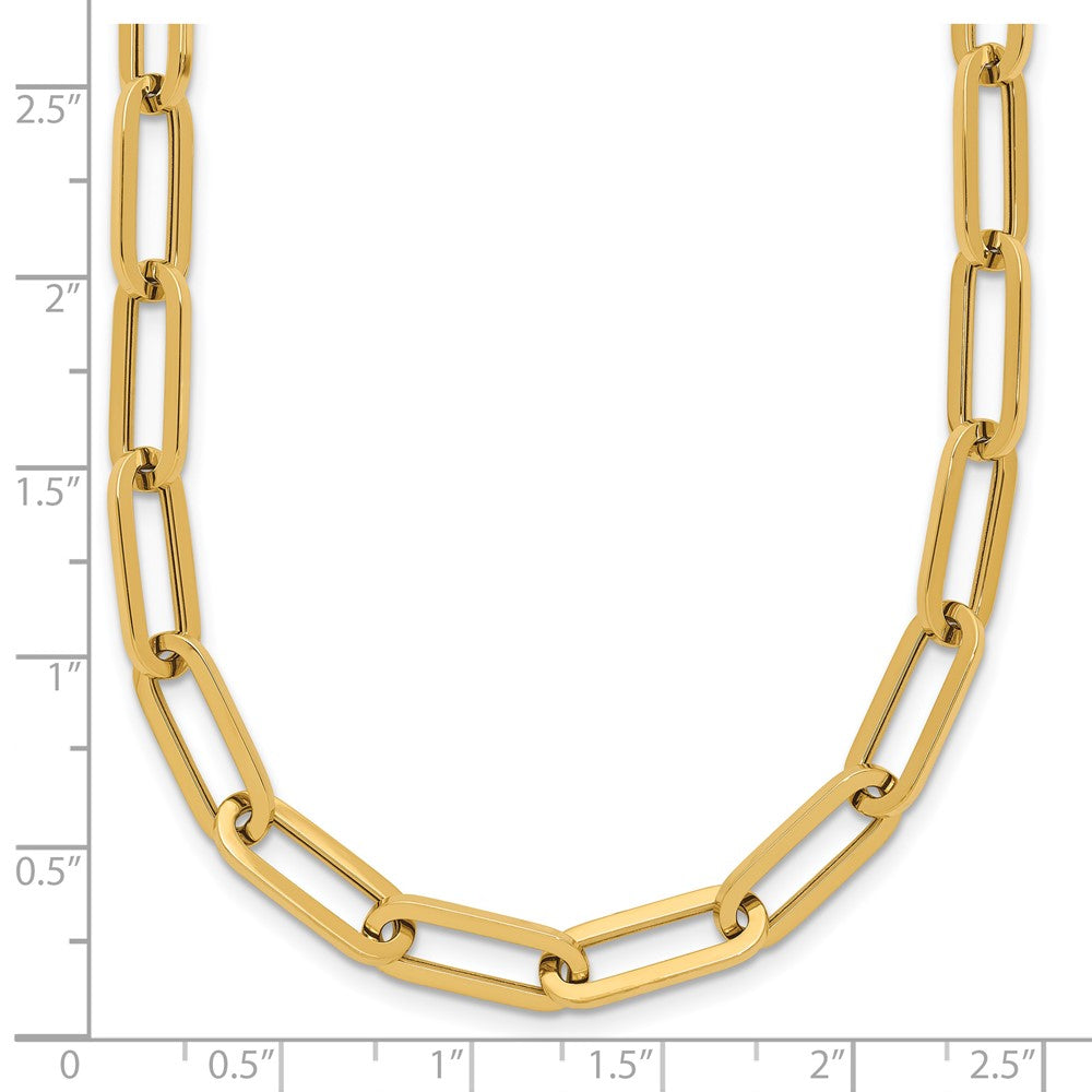 14K Gelbgold Poliert Fantasieglieder Halskette
