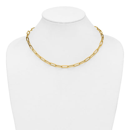 14K Gelbgold Poliert Fantasieglieder Halskette
