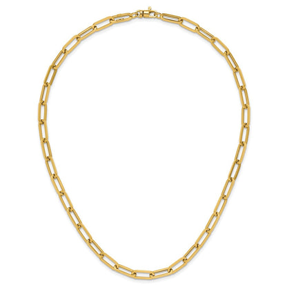 14K Gelbgold Poliert Fantasieglieder Halskette