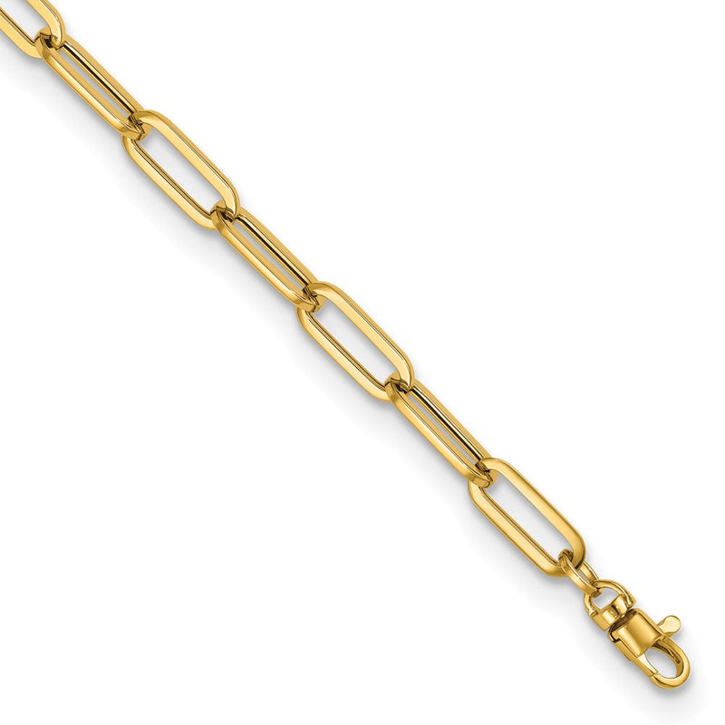 14K Gelbgold Poliert Fantasieglieder mit Verlängerung Gliederarmband
