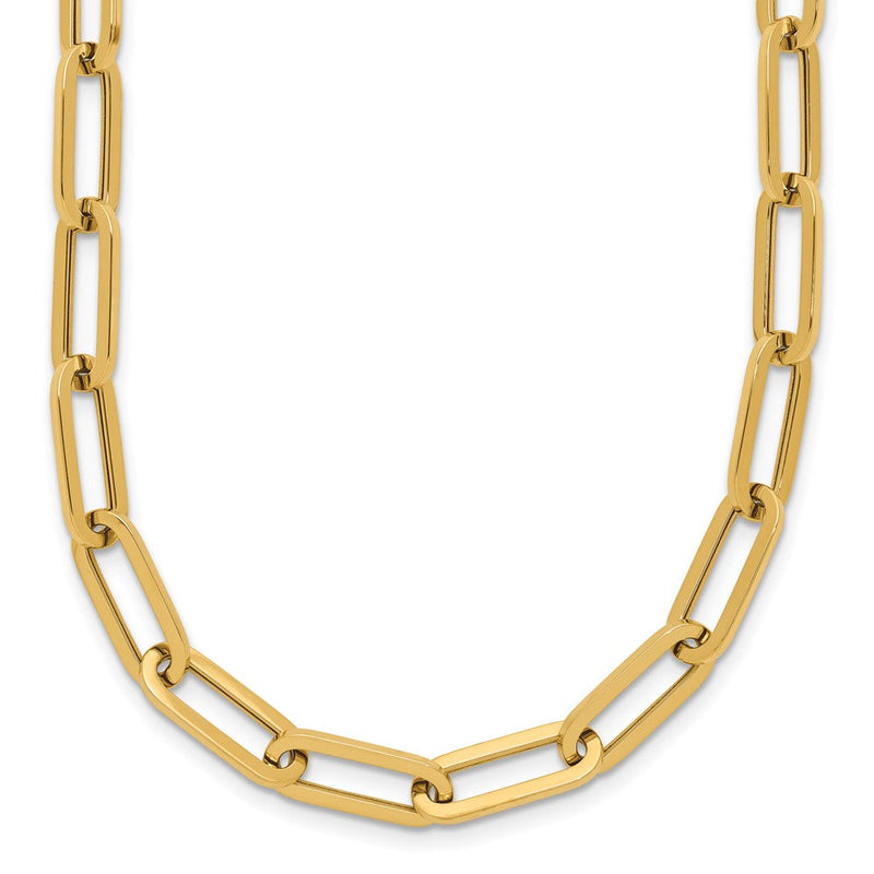 14K Gelbgold Poliert Fantasieglieder Halskette