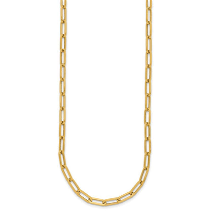14K Gelbgold Poliert Fantasieglieder Halskette