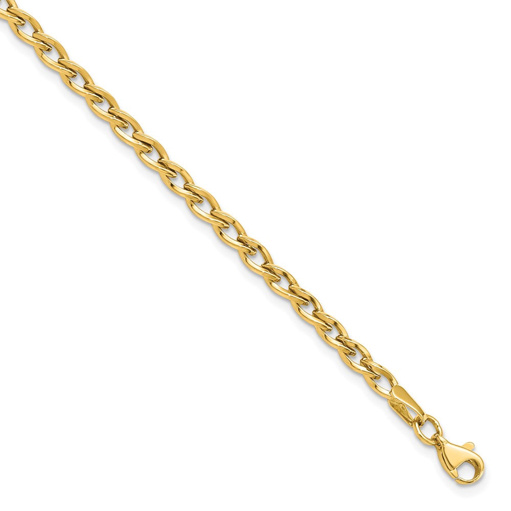 7.5 Zoll 14K Poliert Glieder Armband