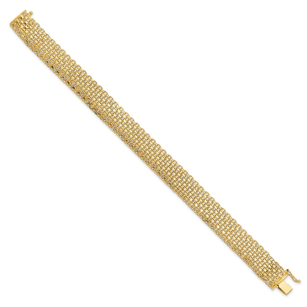 8 Zoll 14K Poliert Armband